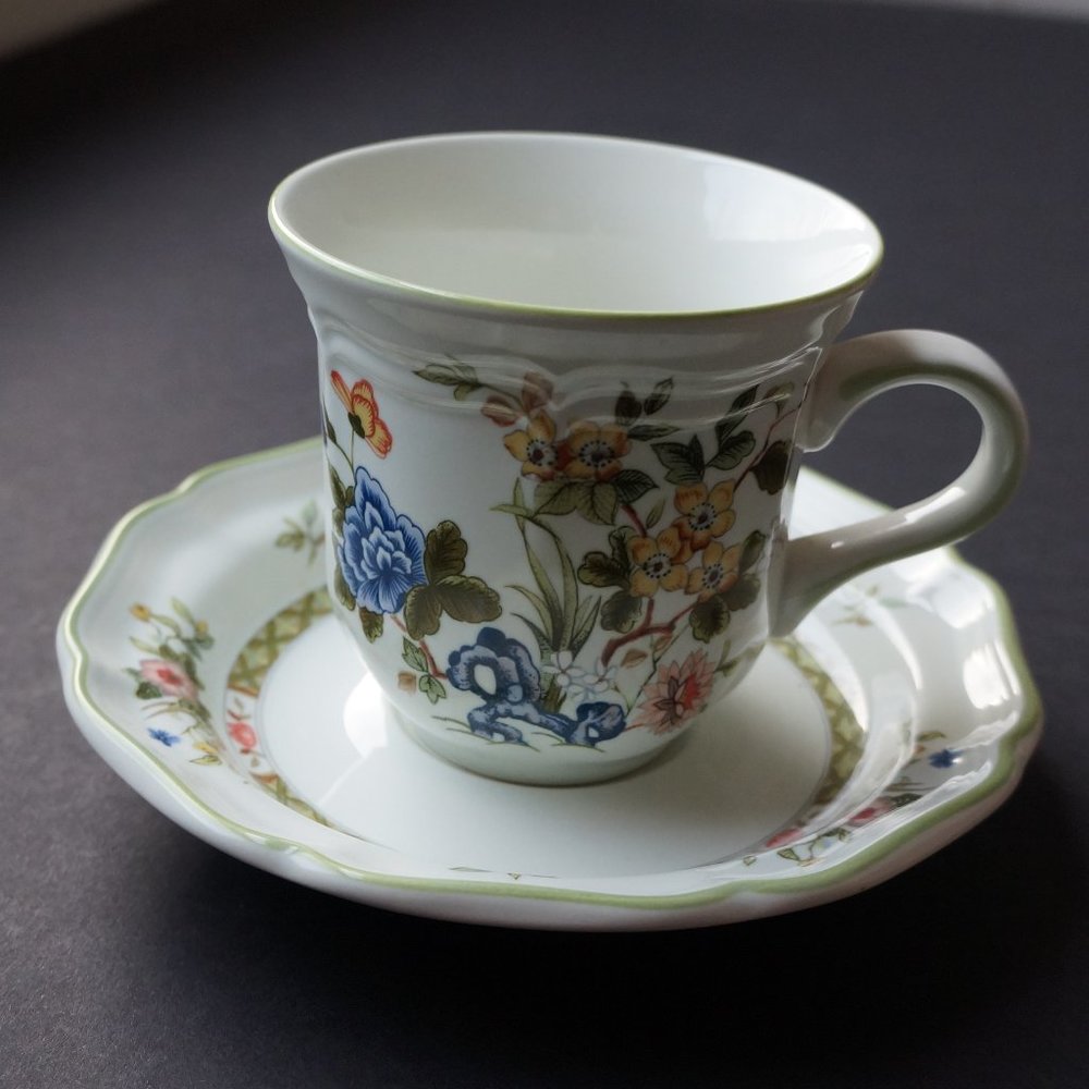 Mikasa Heritage Imari Bouquet Cup and Saucer